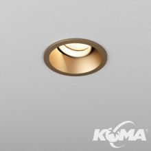 Hollow_8 oprawa wpuszczana 10,5W led 4000K 41° ściemnianie przyciskiem phase-control złoty